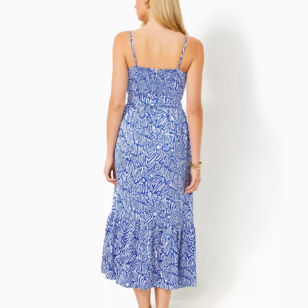 Lilly Pulitzer zebra midi dress 00 - Picture 2 of 3